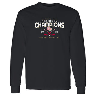 Denver 2026 Hockey National Champions Rounded Long Sleeve