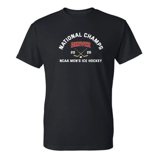 Denver 2026 Hockey National Champions Blocked Shot T-Shirt