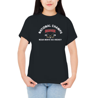 Denver 2026 Hockey National Champions Blocked Shot T-Shirt