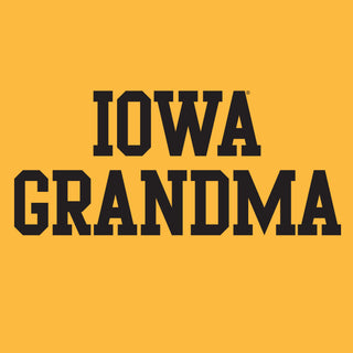 Iowa Basic Block Grandma Crewneck - Gold