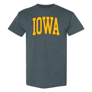 The University of Iowa Hawkeyes Mega Arch T-Shirt - Dark Heather