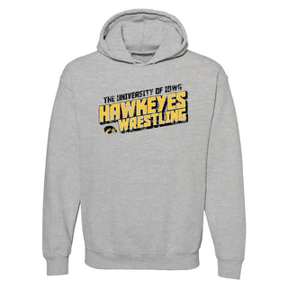 Iowa Wrestling Tech Hoodie - Sport Grey