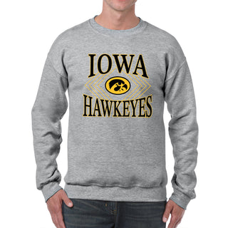Iowa Diamond Victory JA BTB Fleece Crewneck - Oxford