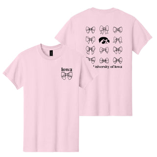Iowa Bow Bliss T-Shirt - Light Pink
