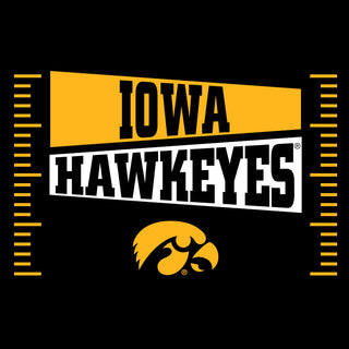 Iowa Hawkeyes Football Field Block Hoodie - Black