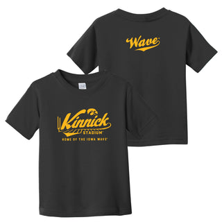 Iowa Wave Kinnick Home Toddler T-Shirt - Black