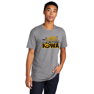 Iowa Crowd Wave NLA T-Shirt - Heather Grey