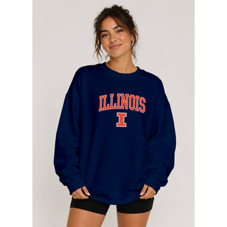 Illinois Arch Logo Crewneck