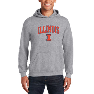 Illinois Arch Logo Hoodie