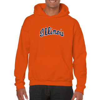 Illinois Script Logo Hoodie