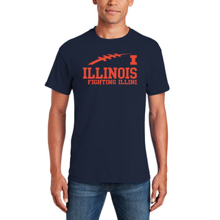 Illinois Football Horizon T Shirt