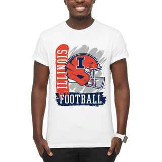 Illinois 90s Big Print T-Shirt - White