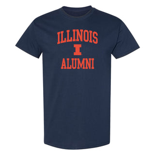 Illinois Arch Logo Alumni T-Shirt - Navy