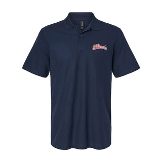 Illinois Script EMB Softstyle Pique Polo