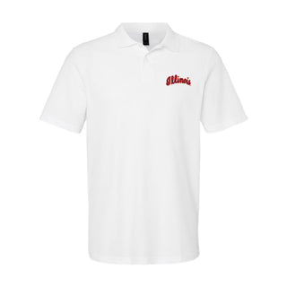 Illinois Script EMB Softstyle Pique Polo