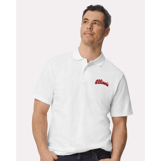 Illinois Script EMB Softstyle Pique Polo