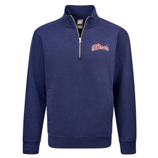 Illinois Script EMB BTB 1/4 Zip
