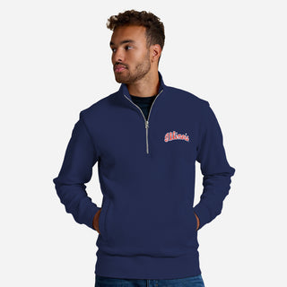 Illinois Script EMB BTB 1/4 Zip