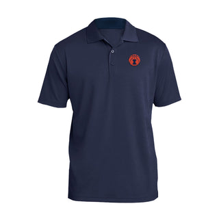 Illinois Basketball Outline LC EMB Polo - Navy