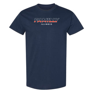 Illinois FAMILLY T-Shirt - Navy