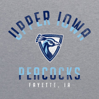 Upper Iowa Division Arch Triblend T-Shirt - Athletic Grey