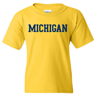Michigan Basic Block Youth T-Shirt