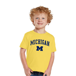 Michigan Arch Logo Toddler Fine Jersey T-Shirt