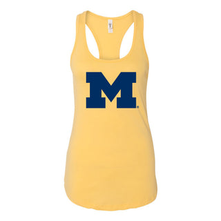 Michigan Primary Logo Womens Racerback Tank