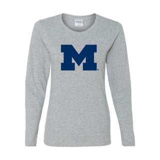 Michigan Primary Logo Womens Long Sleeve