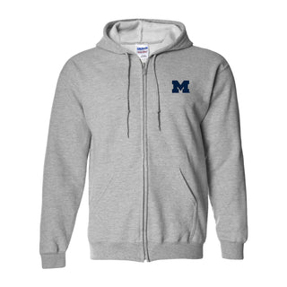 Michigan Primary Logo LC EMB Zip Hoodie