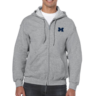 Michigan Primary Logo LC EMB Zip Hoodie