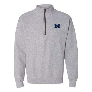 Michigan Primary Logo 1/4 Zip Sweatshirt