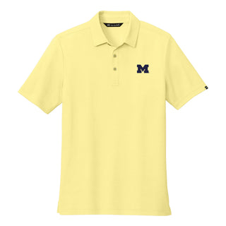 Michigan Block M EMB TravisMathew Oceanside Heather Polo
