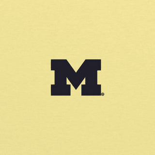 Michigan Block M EMB TravisMathew Oceanside Heather Polo