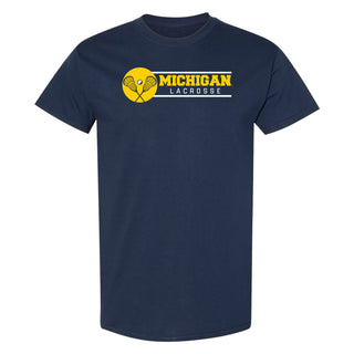 Michigan Lacrosse Spotlight T-Shirt - Navy