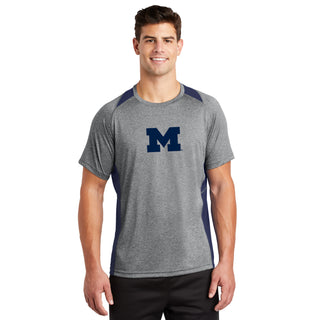 Michigan Novamentum Colorblock Contender T-Shirt - Vtg Heather/Navy