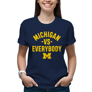 Michigan Vs Everybody T-Shirt - Navy