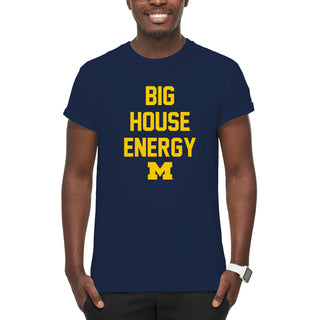 Michigan Big House Energy T-Shirt - Navy