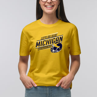 Michigan Wolverines Action Cheer T-Shirt - Daisy