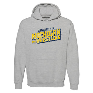 Michigan Wrestling Tech Hoodie - Sport Grey
