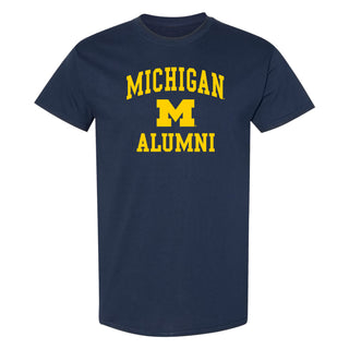 Michigan Arch Logo Alumni T-Shirt - Navy