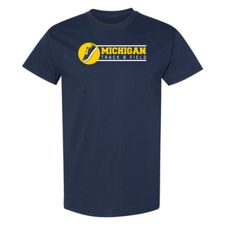 Michigan Track & Field Spotlight T-Shirt - Navy