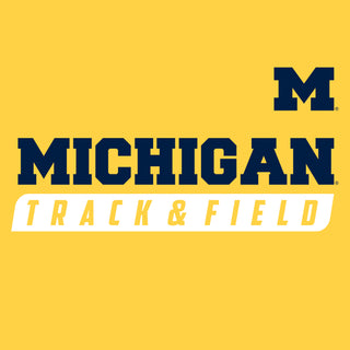 Michigan Track & Field Slant Women's T-Shirt - Daisy