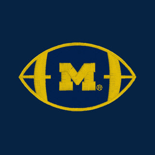 Michigan Football Outline LC BTB Fleece Full Zip Hoodie