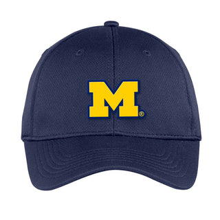 Michigan Block M PVC Patch Racermesh Hat - Navy