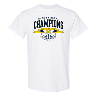 Michigan 2026 Basketball National Champions Ribbon Wings T-Shirt