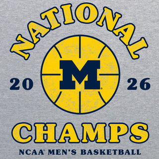 Michigan 2026 Basketball National Champions Retro Shootout Crewneck