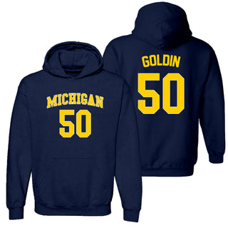 Michigan NIL Goldin 50 Hoodie - Navy