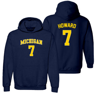 Michigan NIL Howard 7 Hoodie - Navy