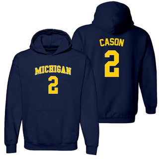 Michigan NIL Cason 2 Hoodie - Navy